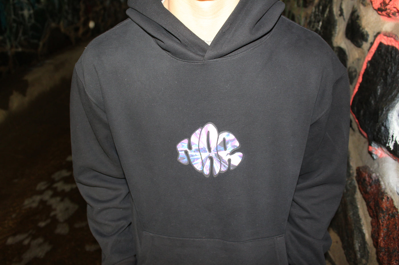 NAR 350gsm Oversized Cotton Logo Hoodie - 'Crystal' Edition