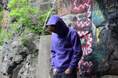 NAR 350gsm Oversized Cotton Logo Hoodie - 'Crystal' Edition